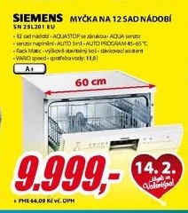 myčka nádobí SIEMENS SN25L 201EU