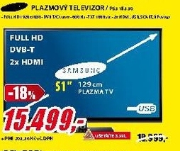 plazmový televizor FULL HD SAMSUNG 