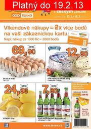 akční leták COOP 13.2.2013-19.2.2013