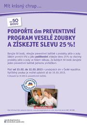 akční leták dm drogerie 13.2.2013-13.3.2013