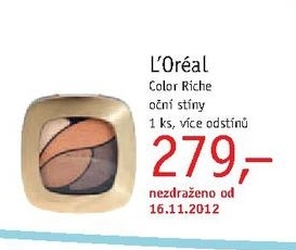 L´Oréal Color Riche, oční stíny