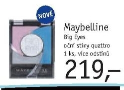Maybelline Big Eyes, oční stíny quattro