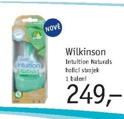Wilkinson Intuition Naturals, holící strojek