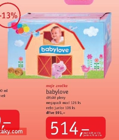 Babylove, dětské pleny