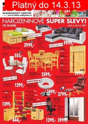 akční leták IDEA nábytek 15.2.2013-14.3.2013
