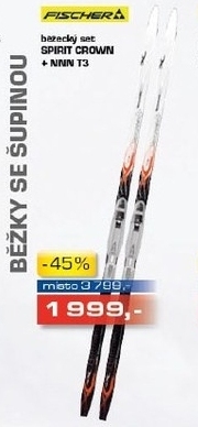 FISCHER SPIRIT CROWN  NNN T3, běžecký set