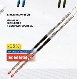 SALOMON ELITE 4 GRIP   SNS PILOT SPORT CL, běžecký set