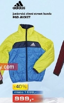 juniorská zimní bunda ADIDAS PAD JACKET