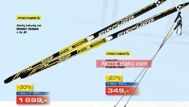 FISCHER SPRINT CROWN XJ JA, dětský běžecký set