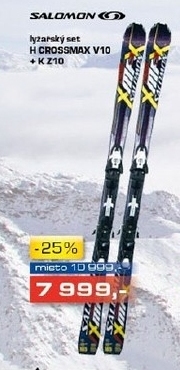 sjezdový set SALOMON H CROSSMAX  V10 K Z10