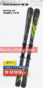 sjezdový set SALOMON X-KART KZ 12