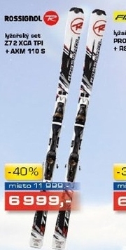 sjezdový set  ROSSIGNOL Z 72 XCA TPI AXM 110S 