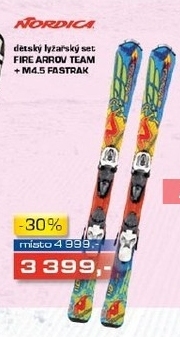 dětský lyžařský set NORDICA FIRE ARROV TEAM M4.5 FASTRAK