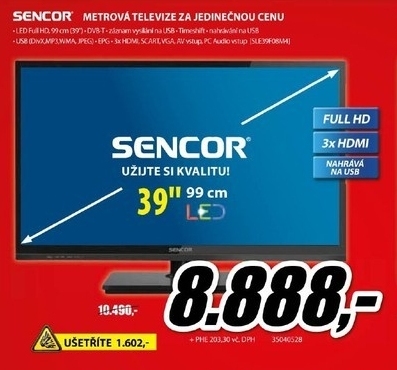 televizor SENCOR FULL HD  s USB