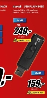 USB flash disk MAXELL 16GB