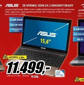 notebook ASUS 15,6\