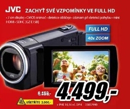 digitální kamera JVC FULL HD