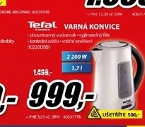 varná konvice TEFAL 2200W
