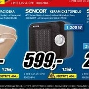 keramické elektrické topidlo SENCOR