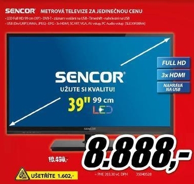 televizor SENCOR FULLHD LED 99cm