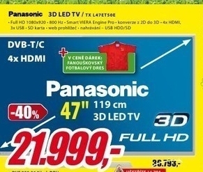 televizor PANASONIC 3D FULL HD 