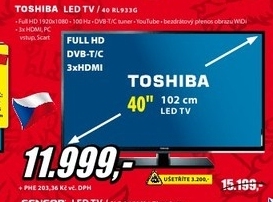 televizor TOSHIBA FULL HD 