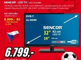televizor HD SENCOR  s USB