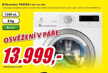 automatická pračka ELECTROLUX EWF 1287 HDW