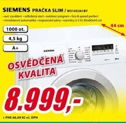 automatická pračka SIEMENS WS10X261BY