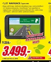GPS navigace MIO Spirit 490