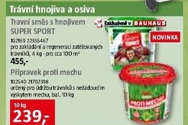 trávní směs hnojivo s osivem SUPER SPORT