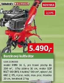 benzínový zahradní kultivátor HURRICANE HMH 35G