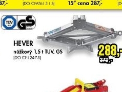 nůžkový hever TUV GS do 1,5t
