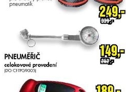 pneuměřič, kovový