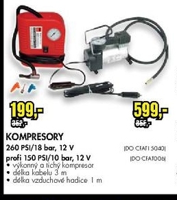 kompresor 260PSI/18 bar