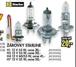 autožárovky STARLINE