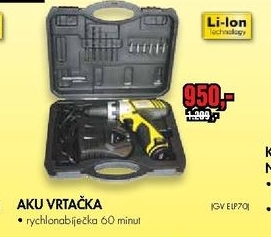 aku. vrtačka STARLINE