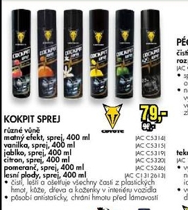 kokpit sprej s vůní