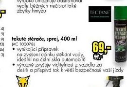 tekuté stěrače 
