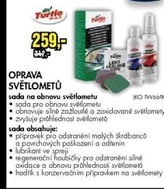 sada na obnovu svítivosti světlometů