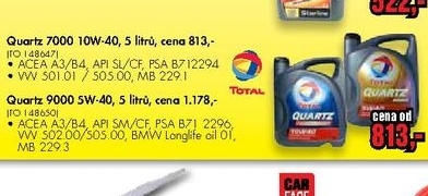 motorový olej QUARTZ 7000 10W-40 