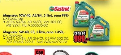 motorový olej CASTROL Magnatec 10W-40