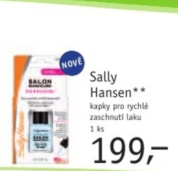 Sally Hansen, kapky pro rychlé zaschnutí laku