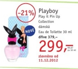 Playboy Play it Pin Up Collection, Eau de Toillette