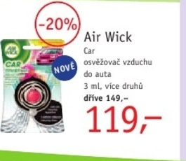 Air Wick Car, osvěžovač vzduchu do auta