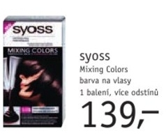 Syoss Mixing Colors, barva na vlasy