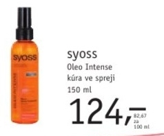 Syoss Oleo Intense, kúra ve spreji