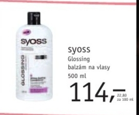 Syoss Glossing, balzám na vlasy