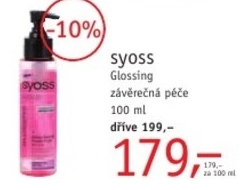 Syoss Glossing, závěrečná péče