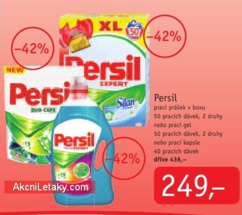 Persil, prací prášek/gel/kapsle